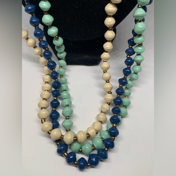 Teng Yue Boho Multi-color Knotted Necklace - Picture 3 of 8